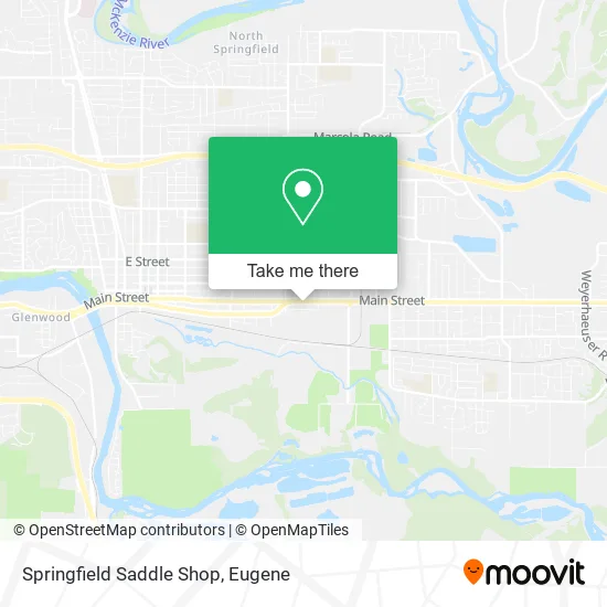 Springfield Saddle Shop map
