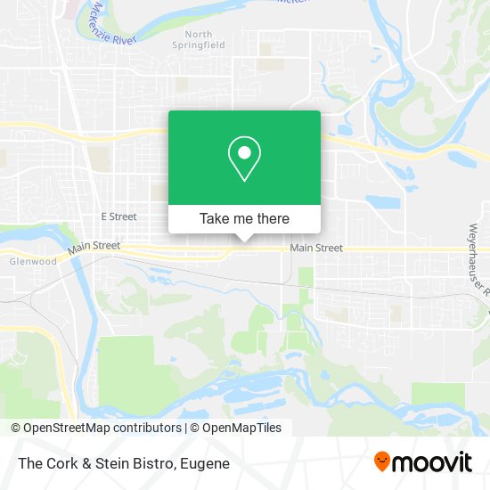 Mapa de The Cork & Stein Bistro