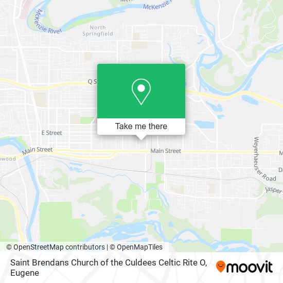 Saint Brendans Church of the Culdees Celtic Rite O map