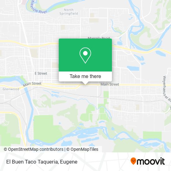 Mapa de El Buen Taco Taqueria