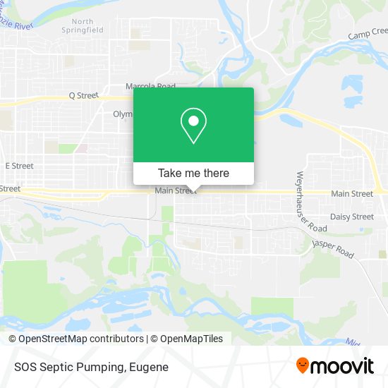 Mapa de SOS Septic Pumping