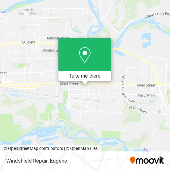 Windshield Repair map