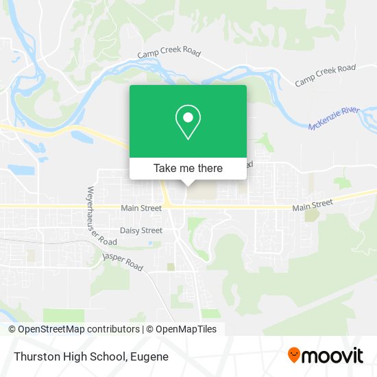 Mapa de Thurston High School