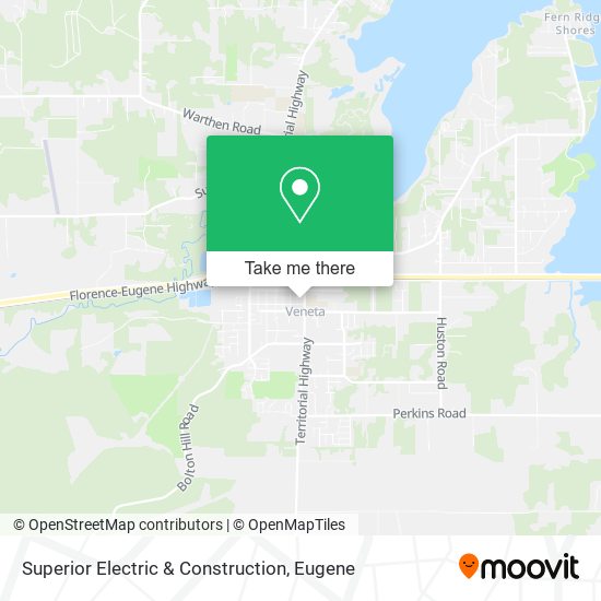 Superior Electric & Construction map