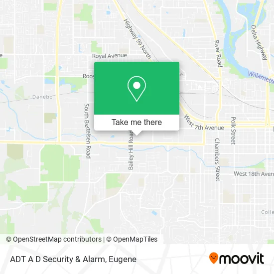 ADT A D Security & Alarm map