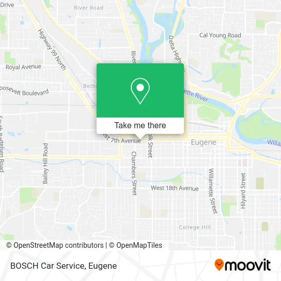 BOSCH Car Service map