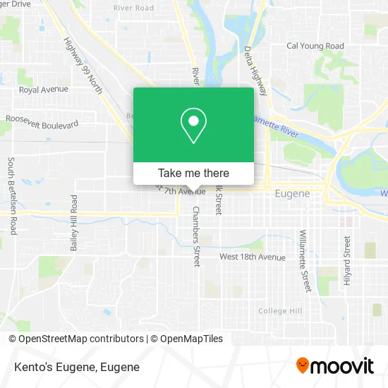 Kento's Eugene map