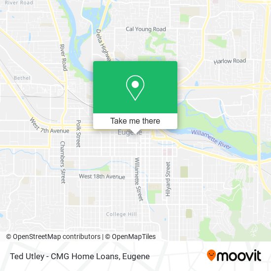 Ted Utley - CMG Home Loans map