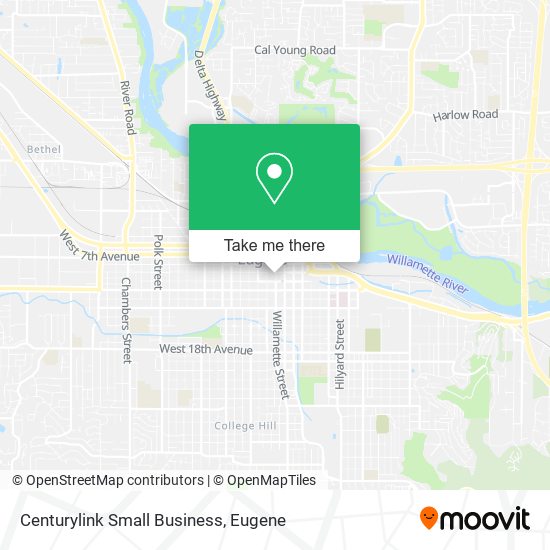 Centurylink Small Business map