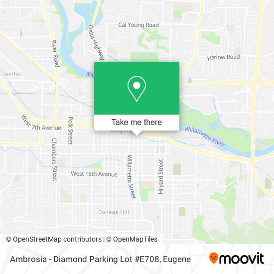 Ambrosia - Diamond Parking Lot #E708 map