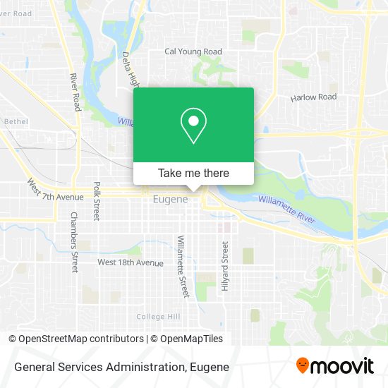 Mapa de General Services Administration