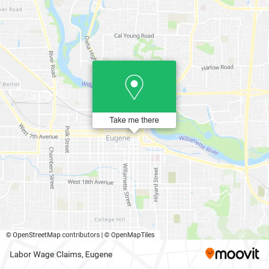 Labor Wage Claims map