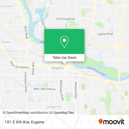 Mapa de 181 E 6th Ave