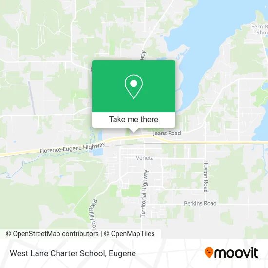 West Lane Charter School map