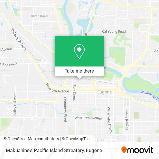 Mapa de Makuahine's Pacific Island Streatery