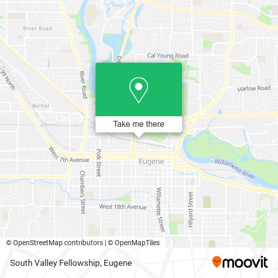 South Valley Fellowship map