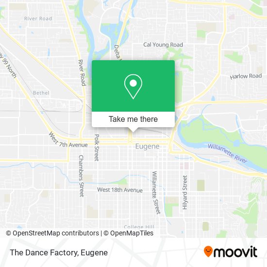 Mapa de The Dance Factory