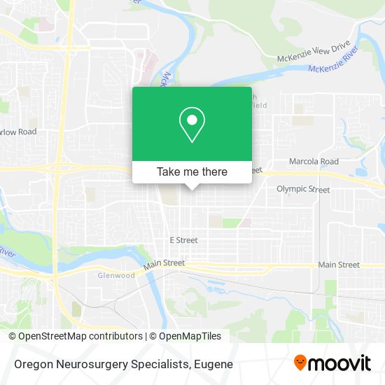 Mapa de Oregon Neurosurgery Specialists