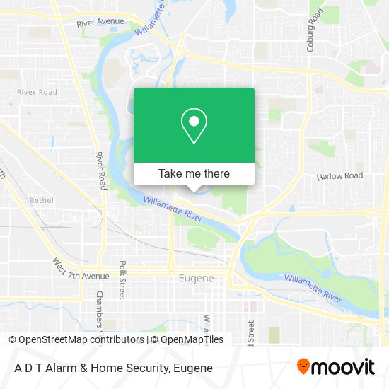 Mapa de A D T Alarm & Home Security
