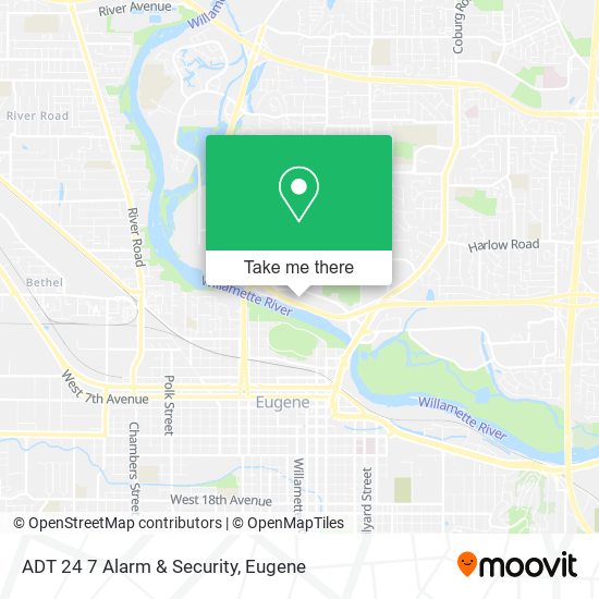 ADT 24 7 Alarm & Security map