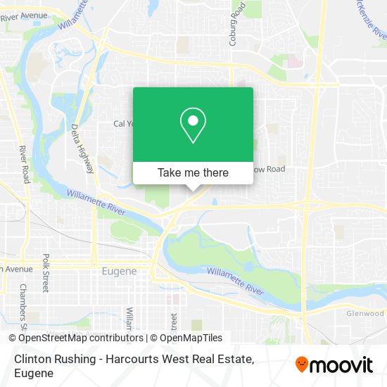 Clinton Rushing - Harcourts West Real Estate map