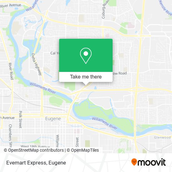 Mapa de Evemart Express