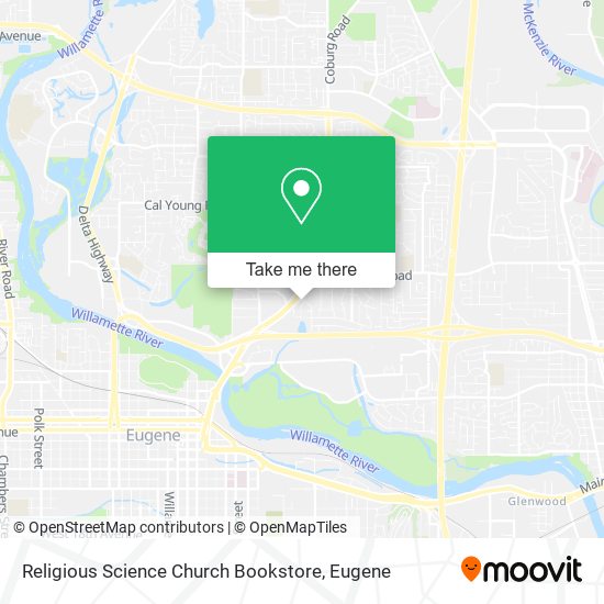 Mapa de Religious Science Church Bookstore