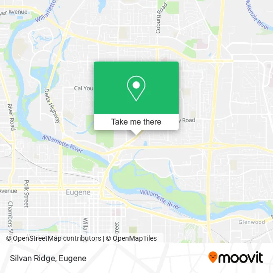 Mapa de Silvan Ridge