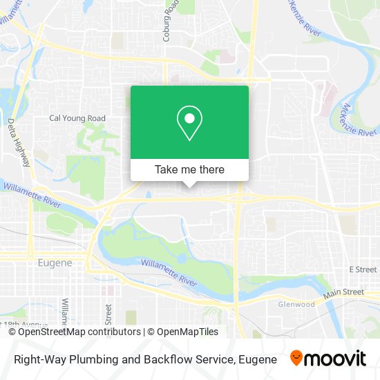 Right-Way Plumbing and Backflow Service map