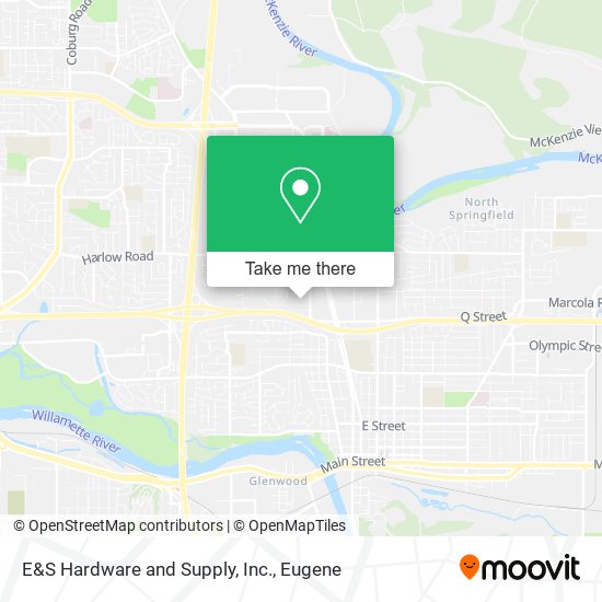 Mapa de E&S Hardware and Supply, Inc.
