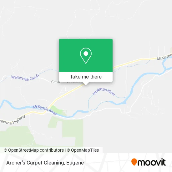 Mapa de Archer's Carpet Cleaning