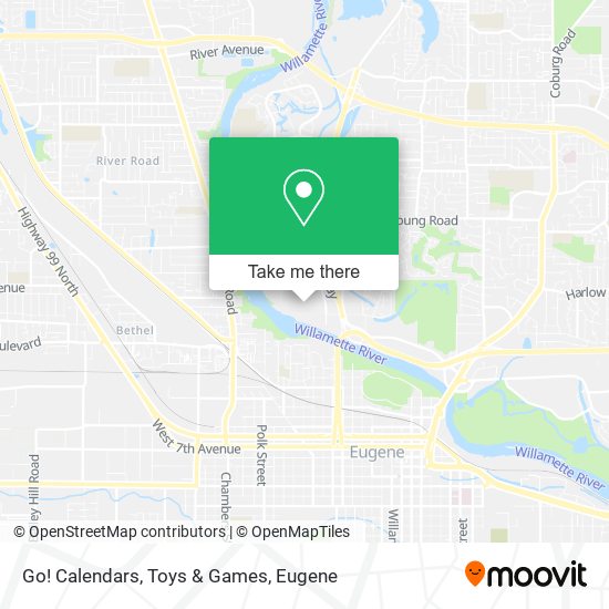 Go! Calendars, Toys & Games map