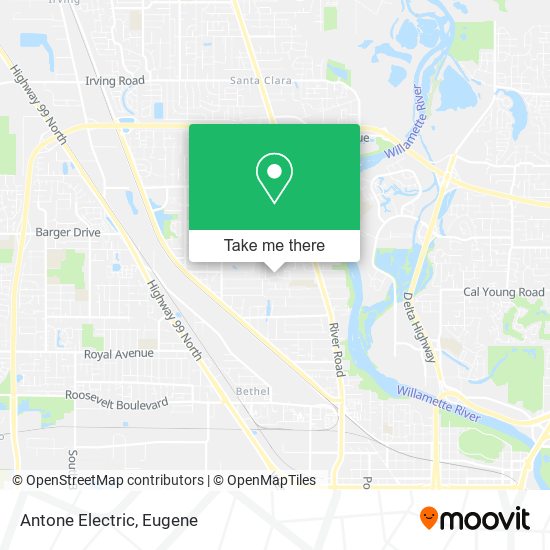 Mapa de Antone Electric