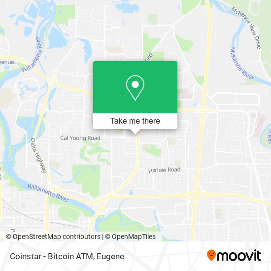Mapa de Coinstar - Bitcoin ATM