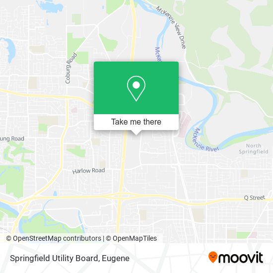 Springfield Utility Board map