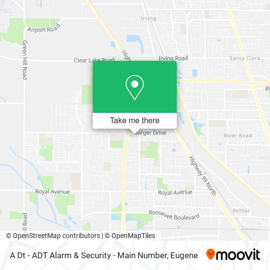A Dt - ADT Alarm & Security - Main Number map