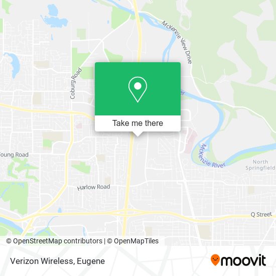 Mapa de Verizon Wireless