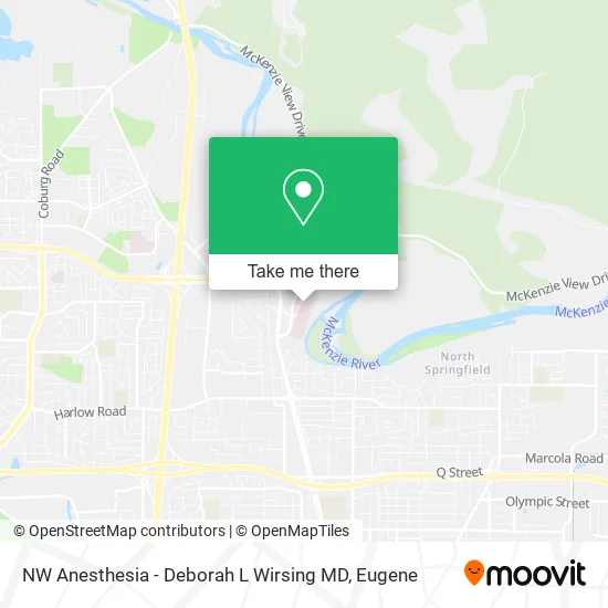 NW Anesthesia - Deborah L Wirsing MD map