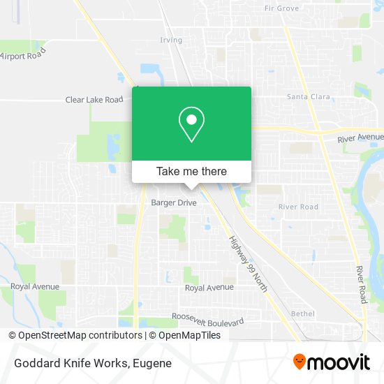 Mapa de Goddard Knife Works