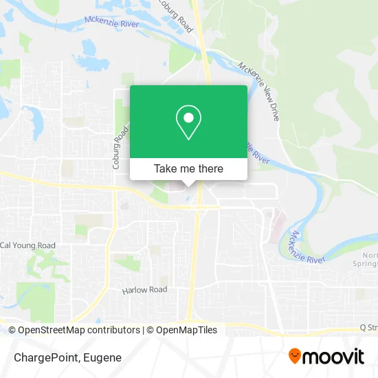 Mapa de ChargePoint