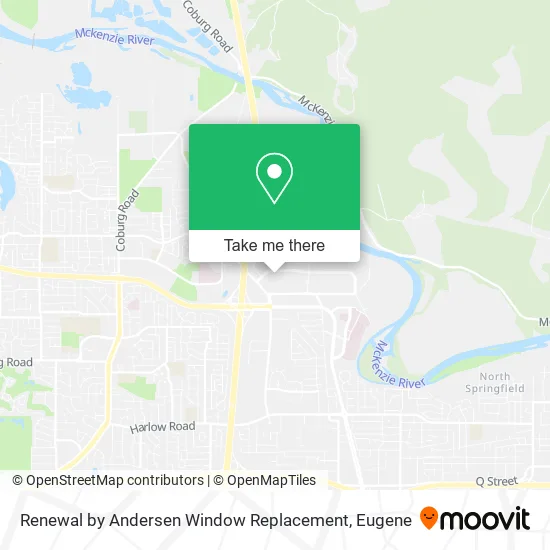 Renewal by Andersen Window Replacement map