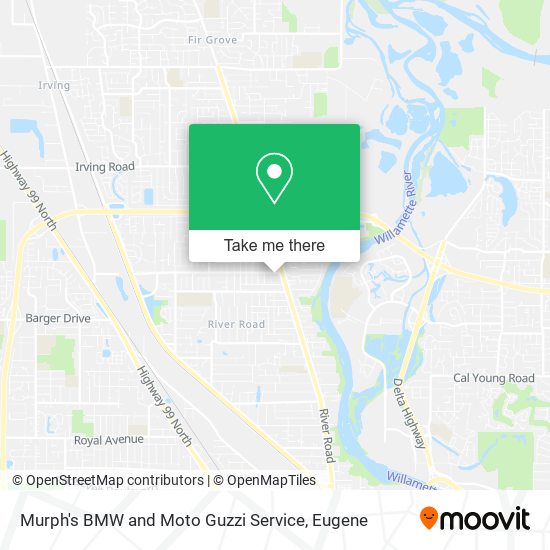 Murph's BMW and Moto Guzzi Service map
