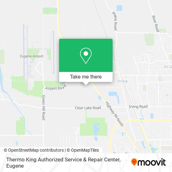 Mapa de Thermo King Authorized Service & Repair Center