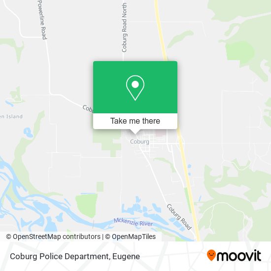 Mapa de Coburg Police Department
