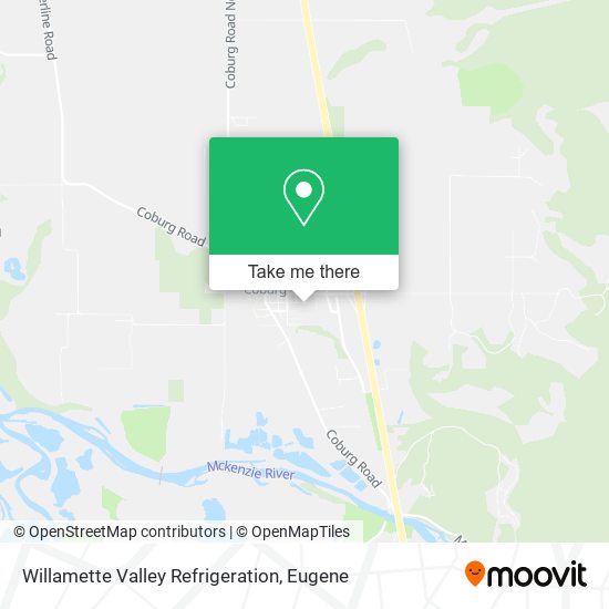 Willamette Valley Refrigeration map