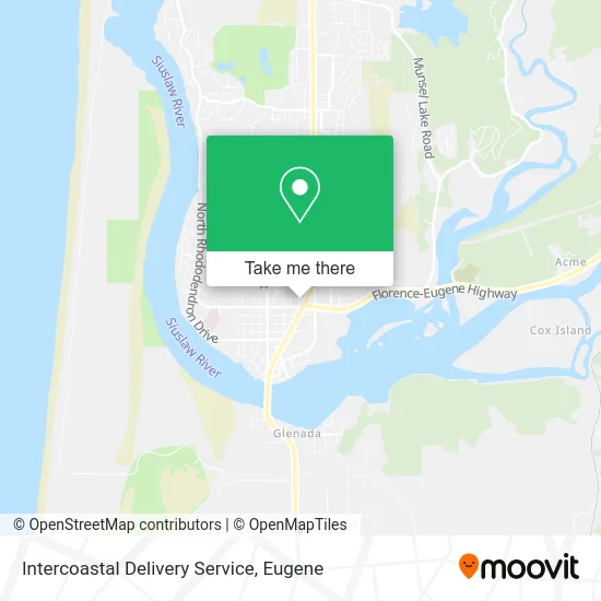Mapa de Intercoastal Delivery Service