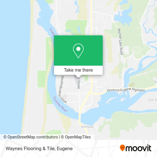 Mapa de Waynes Flooring & Tile