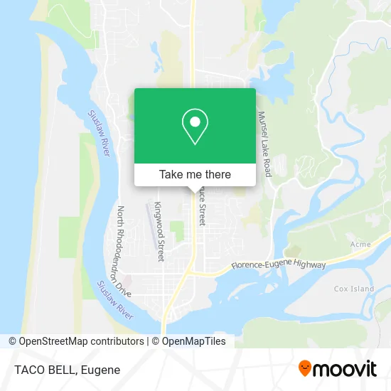Mapa de TACO BELL