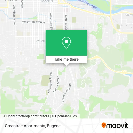 Mapa de Greentree Apartments