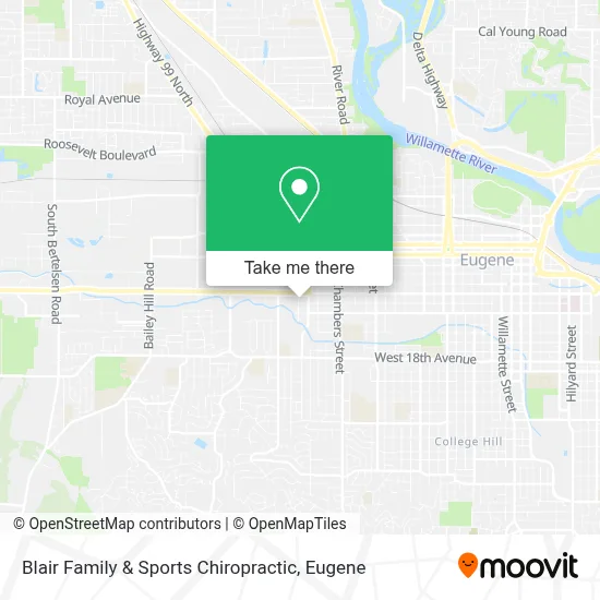 Blair Family & Sports Chiropractic map